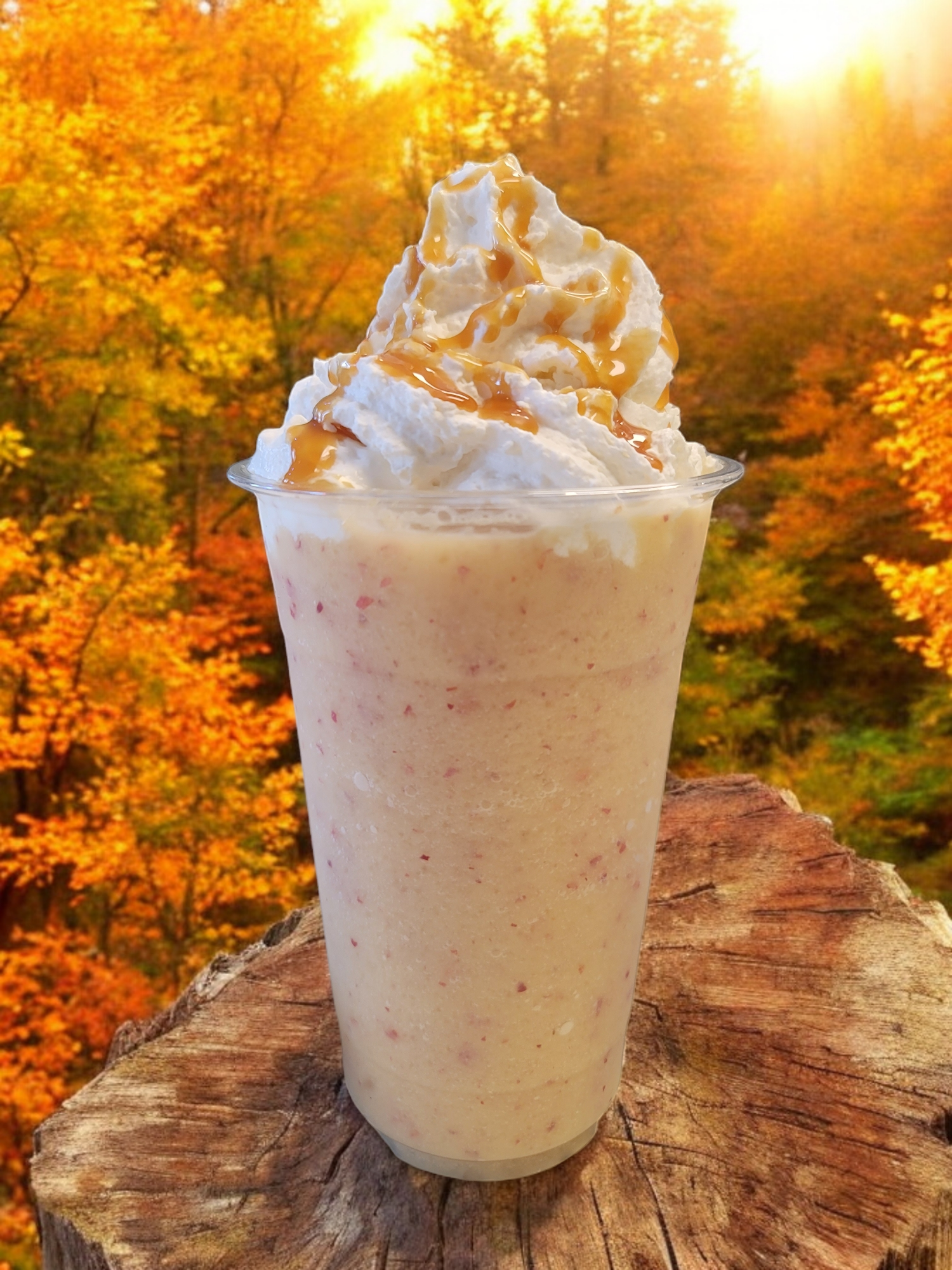 Caramel Apple Cider Smoothie